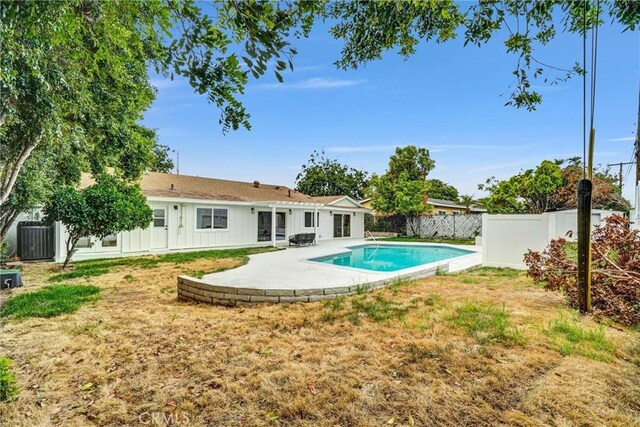 2842 E Virginia Ave, Anaheim, CA 92806 - view of pool featuring a patio and central AC