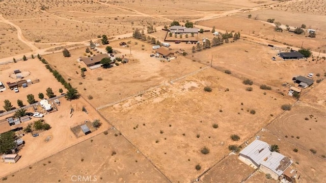 22025 Del Oro Rd, Apple Valley, CA 92308 - aerial overview of property's location featuring a desert landscape and rural landscape