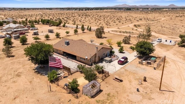 22025 Del Oro Rd, Apple Valley, CA 92308 - overview of rural landscape featuring a desert landscape and a mountain backdrop