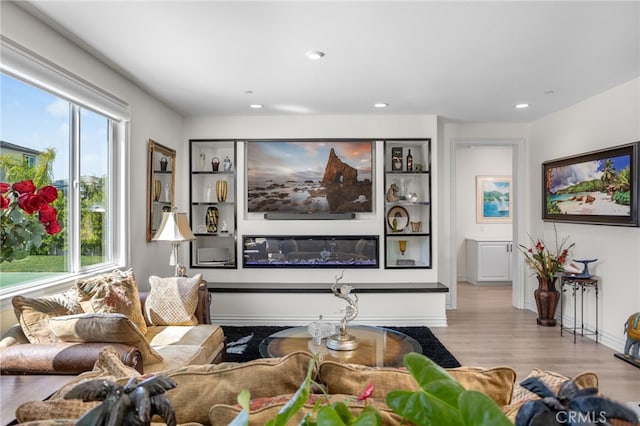 36275 Firelight Cir, Wildomar, CA 92595 - living area with wood finished floors and recessed lighting