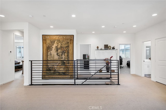 36275 Firelight Cir, Wildomar, CA 92595 - hall featuring recessed lighting and carpet