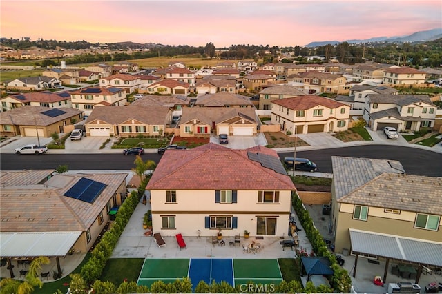 36275 Firelight Cir, Wildomar, CA 92595 - aerial view at dusk of a residential view