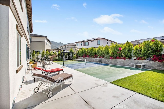 36275 Firelight Cir, Wildomar, CA 92595 - view of tennis court with a residential view