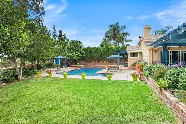 19520 Bermudas St, Porter Ranch, CA 91326 - view of pool with a patio