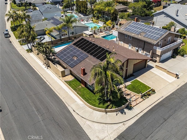 24711 Eloisa Dr, Mission Viejo, CA 92691 - aerial perspective of suburban area featuring a pool area