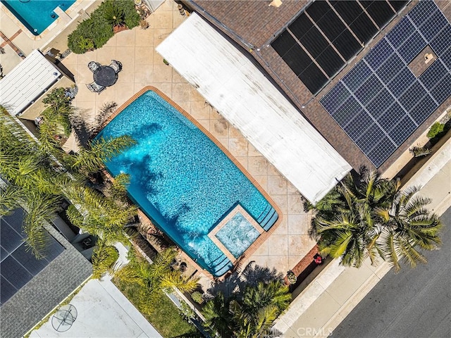 24711 Eloisa Dr, Mission Viejo, CA 92691 - bird's eye view of a pool area