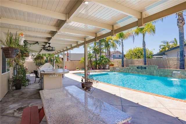 24711 Eloisa Dr, Mission Viejo, CA 92691 - view of pool with a patio and a fenced backyard