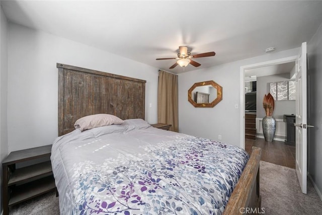 3580 Maricopa Rd, Atascadero, CA 93422 - bedroom featuring carpet flooring and ceiling fan