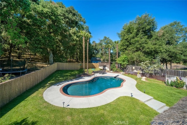 3580 Maricopa Rd, Atascadero, CA 93422 - view of pool featuring a fenced backyard