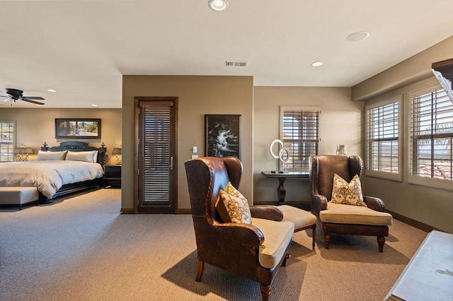 6937 Corte Langosta, Carlsbad, CA 92009 - carpeted bedroom featuring recessed lighting, multiple windows, and baseboards