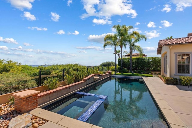 6937 Corte Langosta, Carlsbad, CA 92009 - view of swimming pool featuring a pool with connected hot tub and a patio
