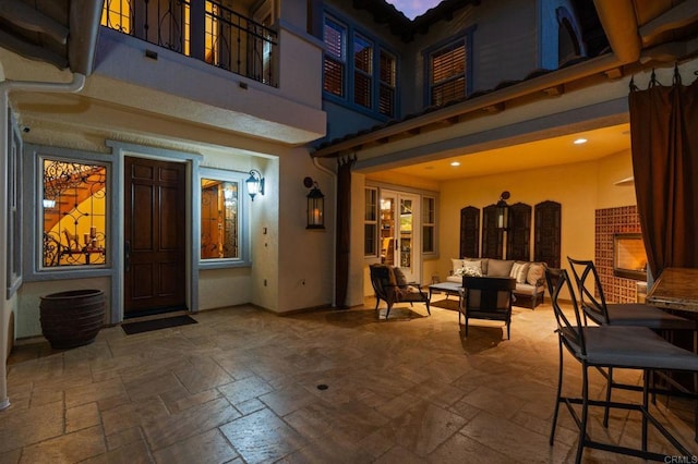 6937 Corte Langosta, Carlsbad, CA 92009 - view of patio / terrace with an outdoor living space and a balcony