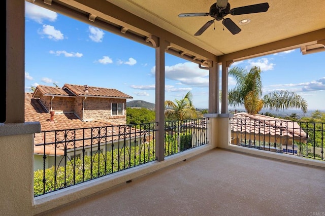 6937 Corte Langosta, Carlsbad, CA 92009 - balcony featuring ceiling fan