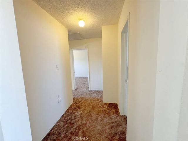2574 W Glencrest Ave, Anaheim, CA 92801 - corridor with carpet and a textured ceiling