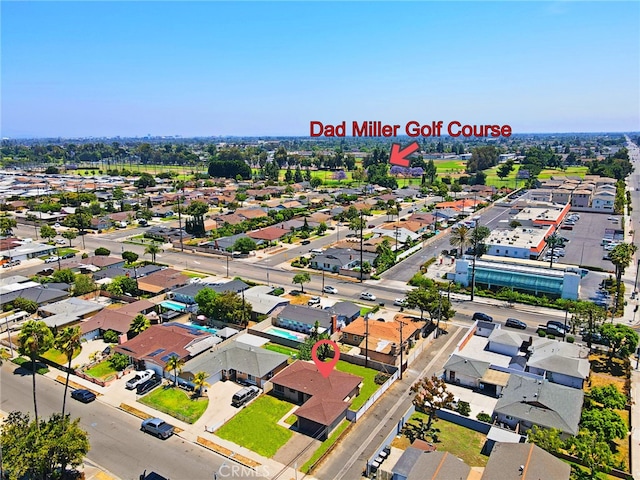 2574 W Glencrest Ave, Anaheim, CA 92801 - aerial perspective of suburban area