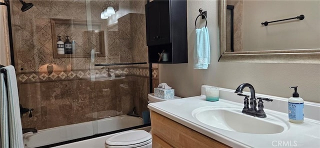 21208 Camelia Unit 44, Lake Forest, CA 92630 - full bath with toilet, vanity, and bath / shower combo with glass door