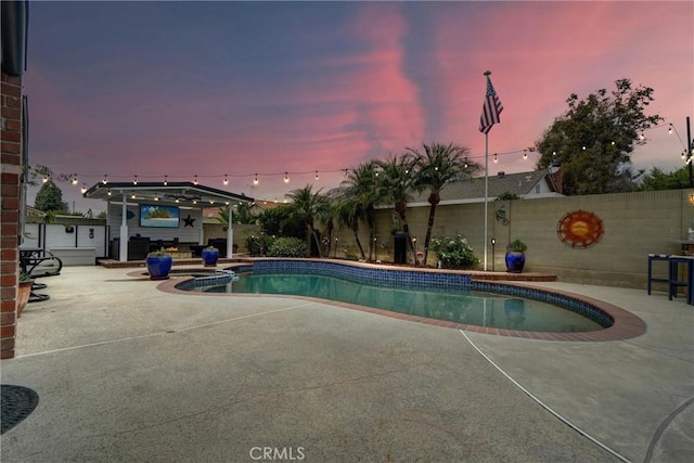 631 Holmes Ave, Placentia, CA 92870 - view of swimming pool featuring a patio