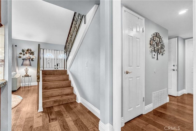 631 Holmes Ave, Placentia, CA 92870 - staircase featuring wood finished floors and baseboards