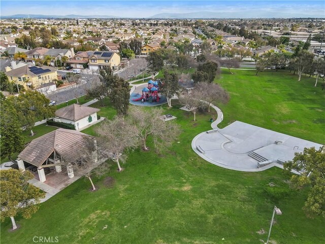 4583 Tuscani Dr, Cypress, CA 90630 - aerial view of residential area with a community park