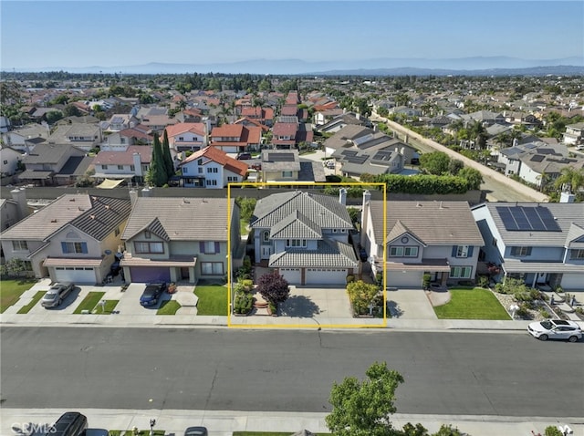 4583 Tuscani Dr, Cypress, CA 90630 - aerial view of residential area with property boundaries highlighted