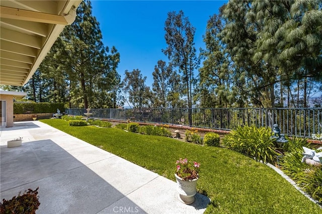 6459 E Via Arboles, Anaheim Hills, CA 92807 - view of yard with a patio