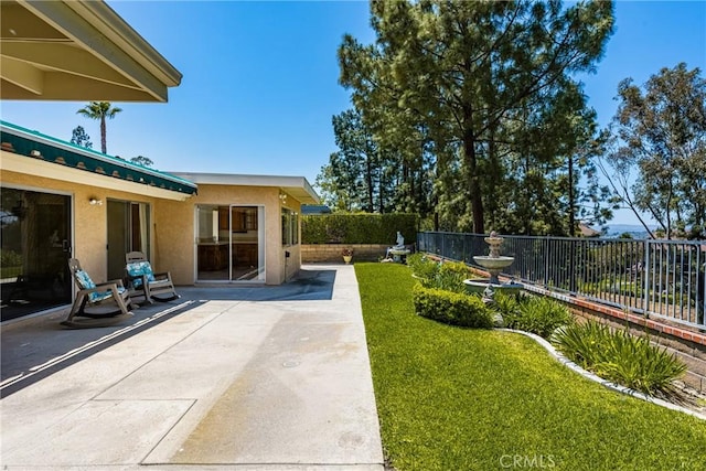 6459 E Via Arboles, Anaheim Hills, CA 92807 - view of yard with a patio