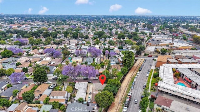 470 E Home St, Long Beach, CA 90805 - aerial view of property and surrounding area featuring nearby suburban area