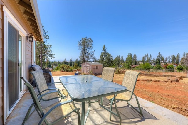2381 Clearview Dr, Paradise, CA 95969 - view of patio featuring outdoor dining space