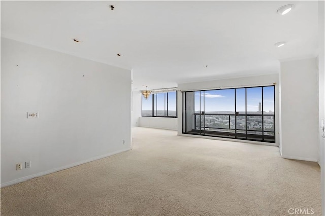 10724 Wilshire Blvd Unit 1010, Los Angeles, CA 90024 - unfurnished room with carpet and a pendent fire sprinkler