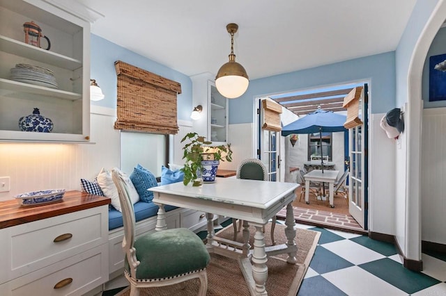 1008 S Ditmar St, Oceanside, CA 92054 - home office with dark flooring