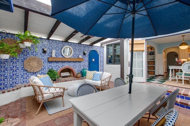 1008 S Ditmar St, Oceanside, CA 92054 - view of patio featuring outdoor dining area and outdoor lounge area