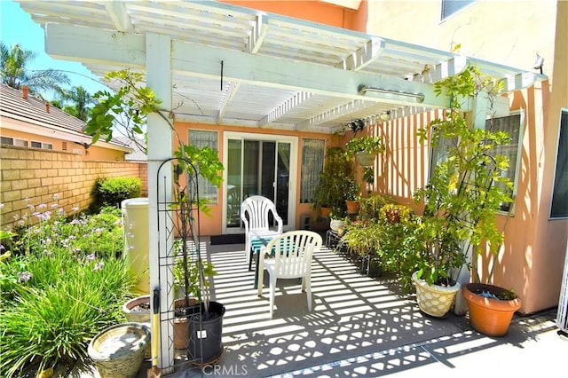 29058 Rosewood Ln, Highland, CA 92346 - view of patio / terrace featuring a pergola