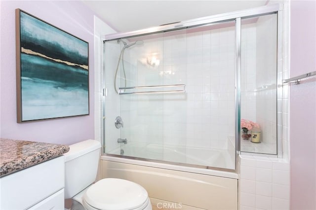 580 W Main St Unit 323, Alhambra, CA 91801 - bathroom with toilet, vanity, and bath / shower combo with glass door