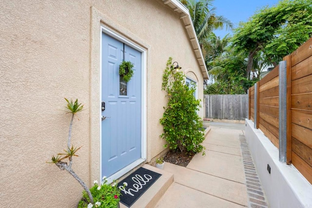 1125 Arcadia Rd, Encinitas, CA 92024 - property entrance with stucco siding