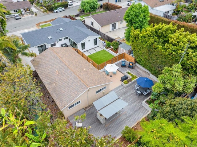 1125 Arcadia Rd, Encinitas, CA 92024 - aerial perspective of suburban area