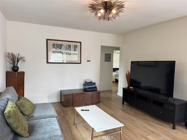 951 E Elma St, Ontario, CA 91764 - living area featuring light wood finished floors and baseboards