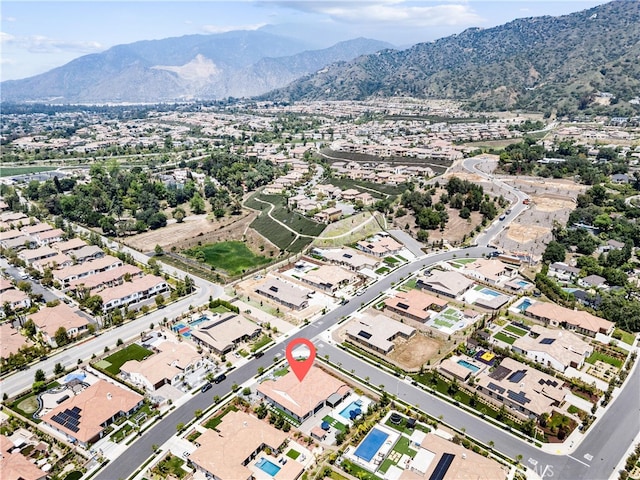 288 Shorey Dr, Glendora, CA 91741 - aerial view of property's location featuring mountains and nearby suburban area
