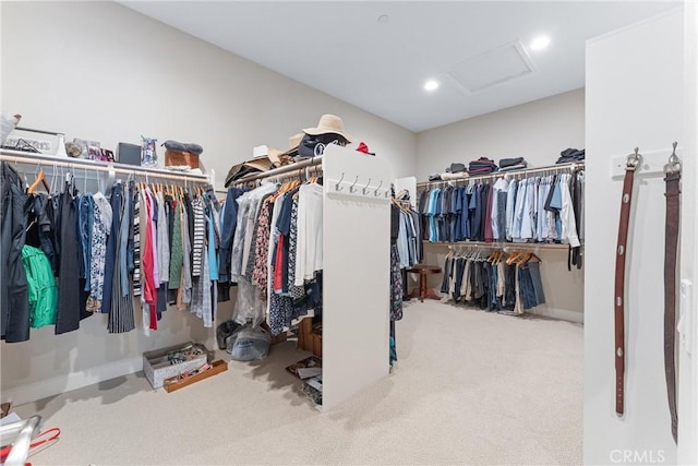 288 Shorey Dr, Glendora, CA 91741 - spacious closet featuring attic access and carpet