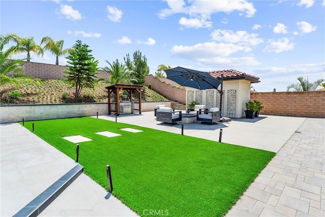 288 Shorey Dr, Glendora, CA 91741 - view of yard featuring outdoor lounge area and a patio