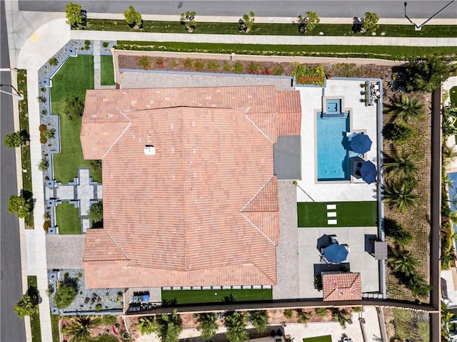 288 Shorey Dr, Glendora, CA 91741 - drone / aerial view of a pool