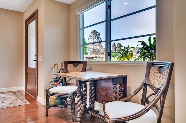 128 Rocky Point Rd, Palos Verdes Estates, CA 90274 - sitting room with wood finished floors and baseboards