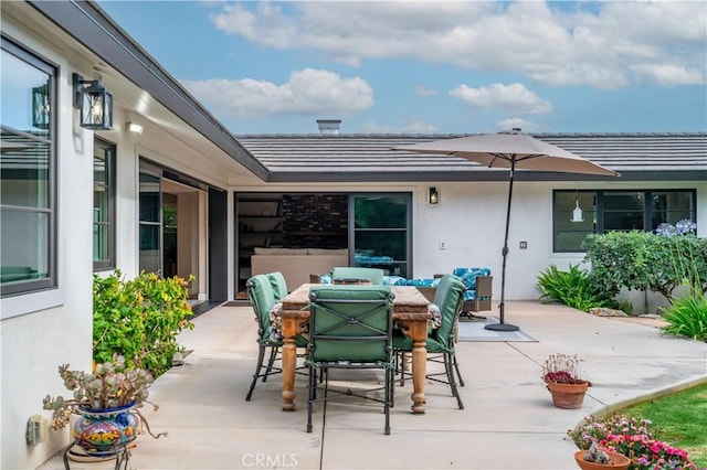 128 Rocky Point Rd, Palos Verdes Estates, CA 90274 - view of patio with outdoor dining space