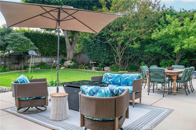 128 Rocky Point Rd, Palos Verdes Estates, CA 90274 - view of patio / terrace featuring outdoor dining space