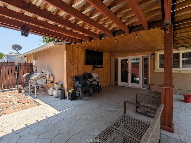 751 Glenwood Ln, Willows, CA 95988 - view of patio / terrace featuring french doors