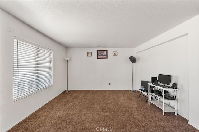 16029 White Mountain Pl, Victorville, CA 92394 - unfurnished office featuring carpet and a textured ceiling