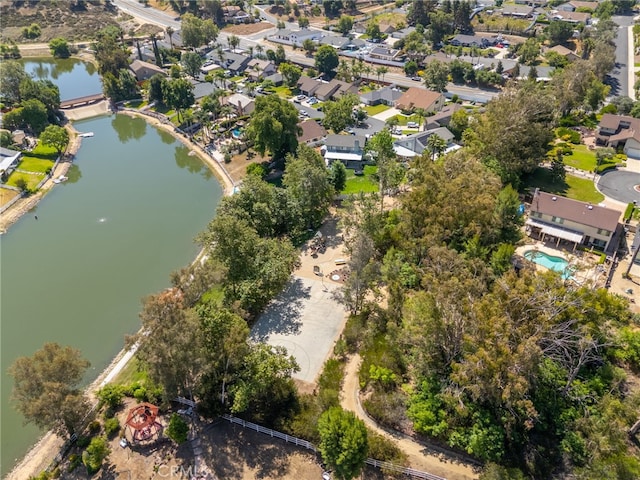 29951 Cactus Pl, Temecula, CA 92592 - aerial view of property's location featuring a large body of water and nearby suburban area