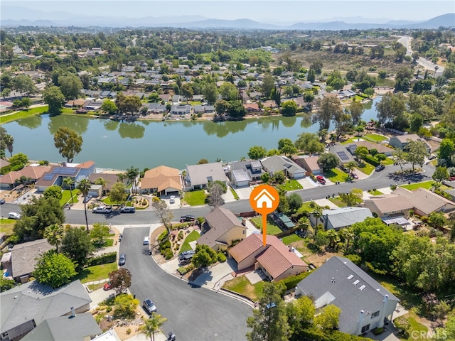 29951 Cactus Pl, Temecula, CA 92592 - aerial view of residential area featuring a water and mountain view