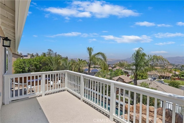 8581 Camino Limon Rd, Corona, CA 92883 - balcony with a mountain view