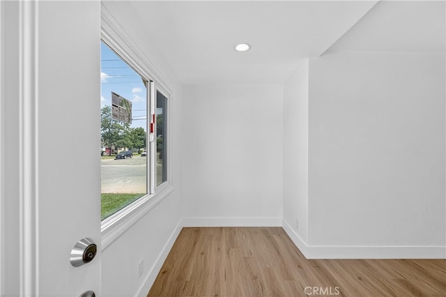 401 Cypress St, Bakersfield, CA 93304 - spare room with light wood-type flooring and recessed lighting