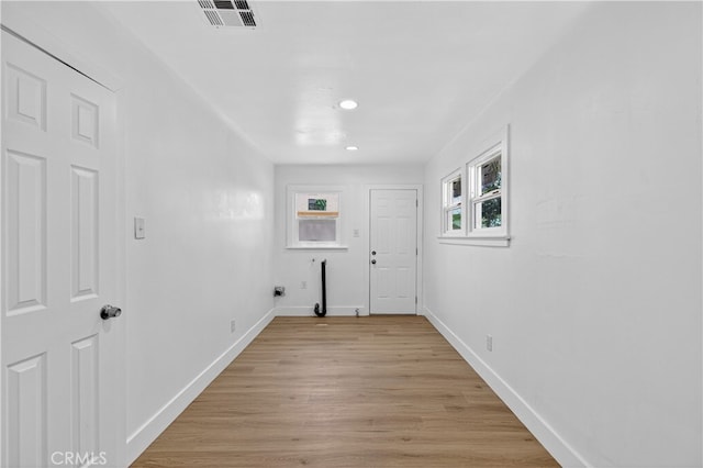 401 Cypress St, Bakersfield, CA 93304 - washroom featuring recessed lighting and light wood-style flooring
